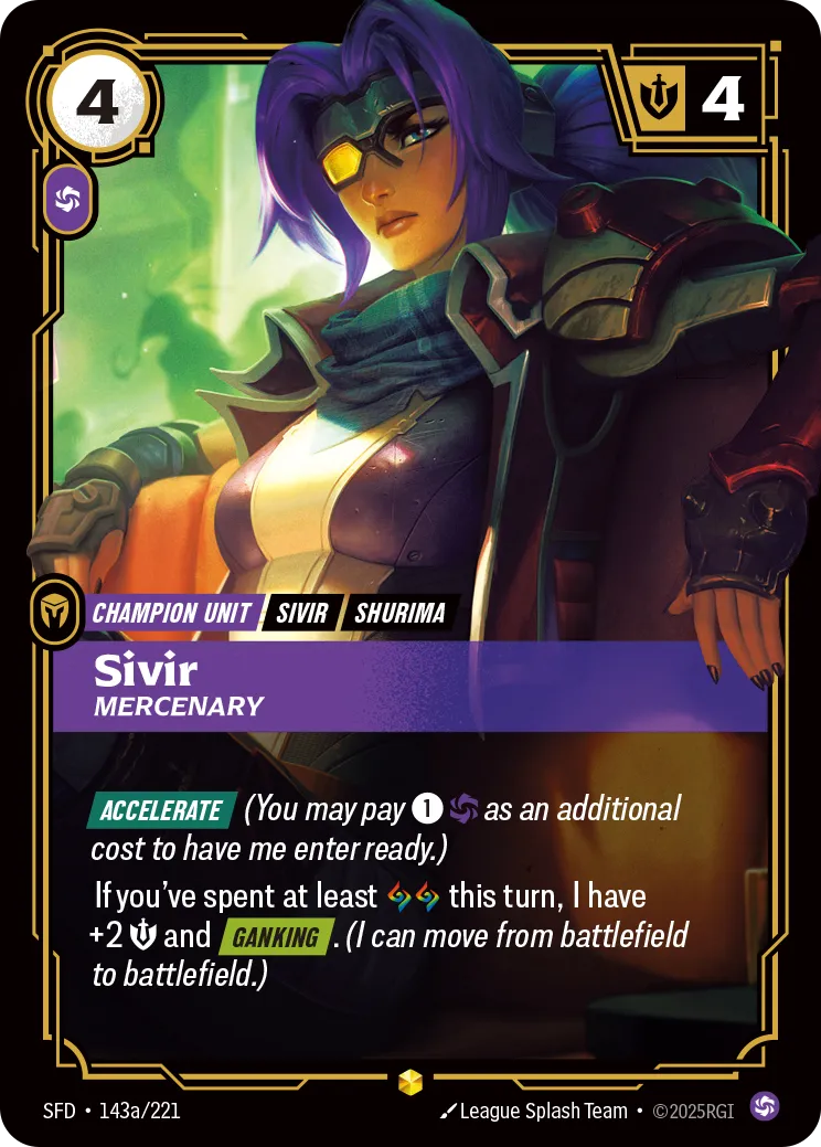Sivir - Mercenary