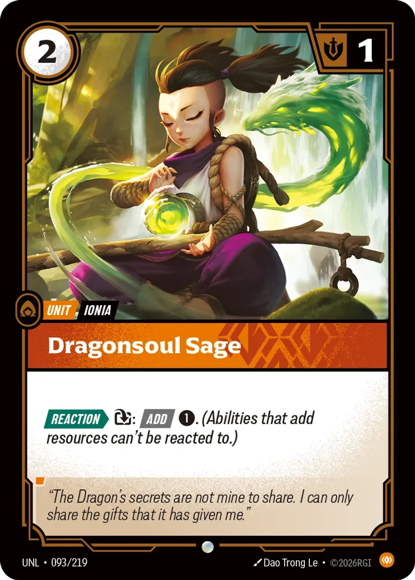 Dragonsoul Sage (Unleashed Nexus Night Promo)
