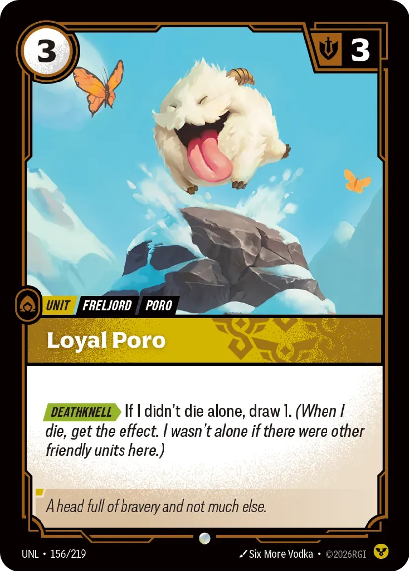 Loyal Poro (Unleashed Nexus Night Promo)